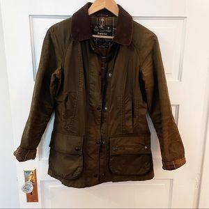Barbour Classic Olive Beadnell Wax Jacket